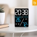 작은이미지: 유즈비 블랙페이스 LED 온습도시계 BF5508 #3