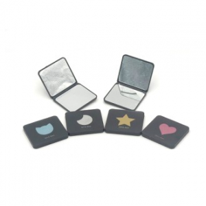 무드온더 손거울 거울 포켓거울 블랙거울 접이식거울 고급거울 휴대용거울