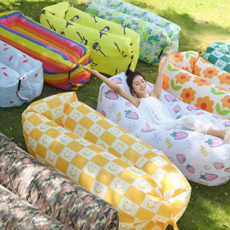 로페리아 휴가철 캠핑 피크닉 에어샤워 휴대용 쇼파 침대(0215602) #2