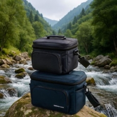 프론트포켓 트래블 보온보냉백 쿨러백 숄더보냉백 L