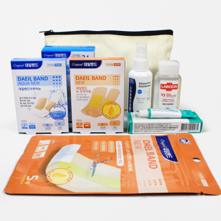 정품 대일밴드 프리미엄 세트 24매 + 대일밴드 특대형 + 랩신 손소독제 + 닥터스킨 연고 + 소독용에탄올 스프레이 #2