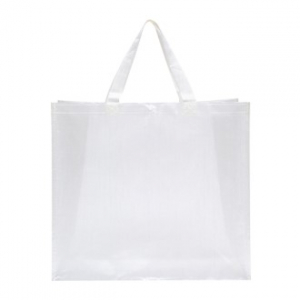 타포린 시장가방 투명대형 바닥보강없음 45x40x20cm // 무료인쇄