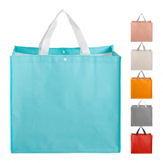 타포린 시장가방 대형 바닥보강있음 45x40x20cm // 무료인쇄