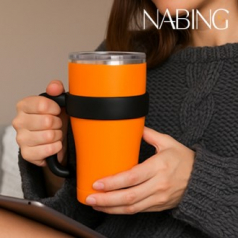 나빙 코지링 텀블러 손잡이 600ml