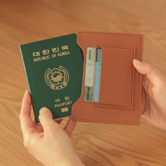 모락 단델2 가죽 여권 지갑 안티스키밍 RFID차단