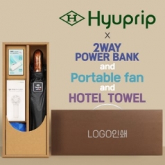 협립 3단 70 암막고밀도 완전자동우산 +배터리+손선풍기+스포츠타월 세트