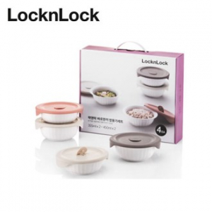 락앤락 LL-63 바로한끼 도자기 밥용기 4P