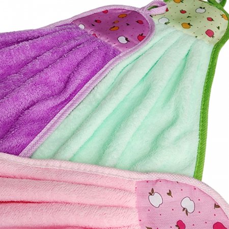 활용도 높은 고리형 극세사 타월 주방행주 어린이수건 걸이형수건 #7