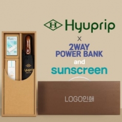 협립 3단 70 완전자동우산 +선크림+배터리 세트