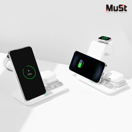 삼성&애플 호환 브라이트 7in1 접이식 고속 유무선충전기 #3