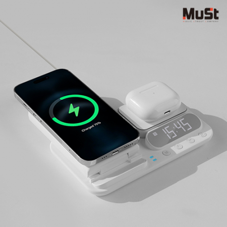 삼성&애플 호환 브라이트 7in1 접이식 고속 유무선충전기 #6