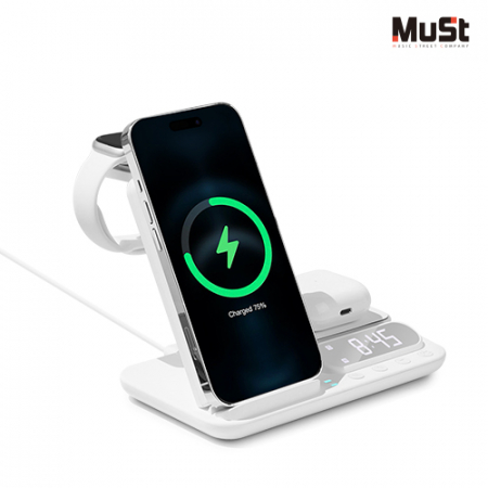 삼성&애플 호환 브라이트 7in1 접이식 고속 유무선충전기 #7