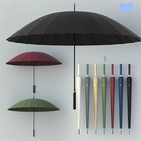 227 24-Rib 롱 핸들 자동 우산 #2