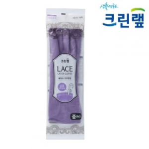 크린랩 레이스고무장갑 중형