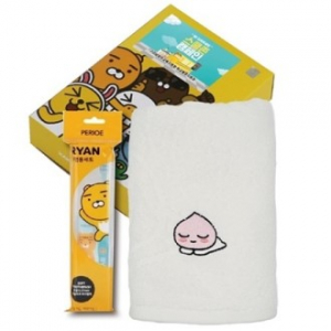 카카오프렌즈 세면타올수건 여행용 치약칫솔 2종