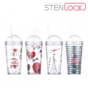 스텐락 빨대컵500돔