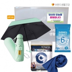 5단암막우양산 아이스쿨링물티슈 아이스쿨타올