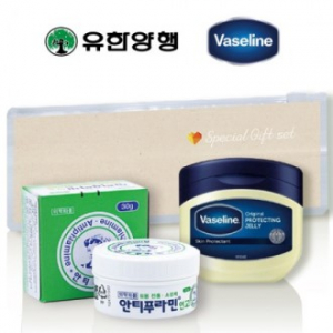 유한양행 안티푸라민 연고+바세린 젤리 보습2종