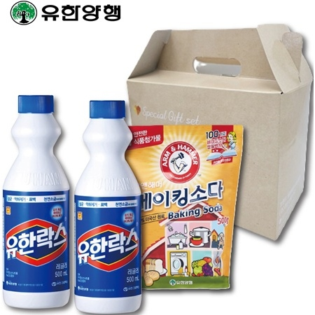 암앤해머 천연세제 베이킹소다+유한양행 유한락스2p 주방용품3종세트 #2