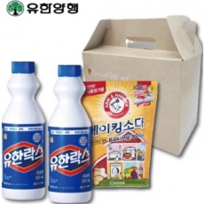 암앤해머 천연세제 베이킹소다+유한양행 유한락스2p 주방용품3종세트