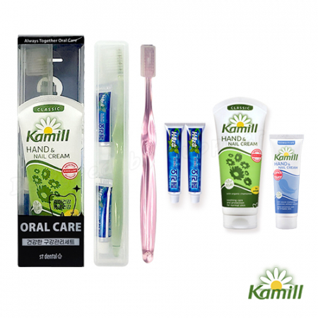 오랄핸드케어 1호 카밀핸드크림100ml+30ml 큐빅크리스탈캡칫솔치약세트 #2