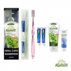 오랄핸드케어 1호 카밀핸드크림100ml+30ml 큐빅크리스탈캡칫솔치약세트
