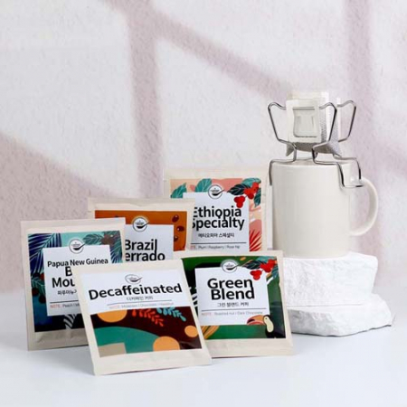 커핑그라운드 드립백커피 머그컵 선물세트 CGMUG 7P #9