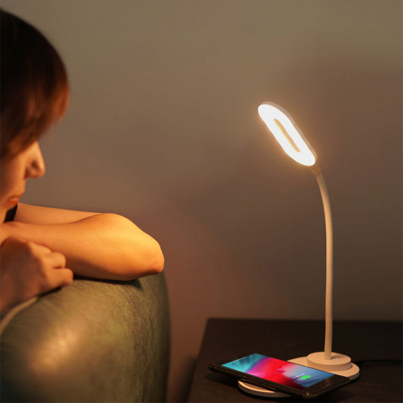 비즈 2in1 LED스탠드조명 15W고속무선충전기 LW200 #3