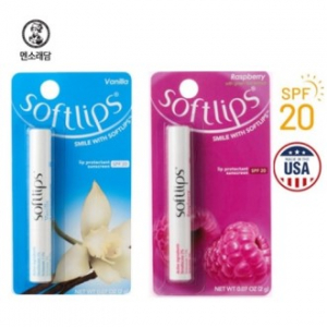 멘소래담 소프트립스 립밤 (라즈베리/바닐라) 맨소래담 소프트 립