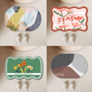 산뜻한 규조토 발매트 욕실 주방 현관 빨아쓰는 발매트