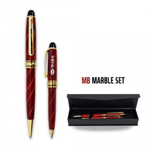 MB 마블 금장 볼펜(대+소)세트
