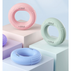 실리콘 악력기 관절운동 손가락마사지 관절마사지 손마사지기 재활운동기기 파워그립 실리콘 링 악력기