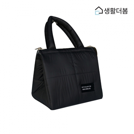 생활더봄 스퀘어 핸디 패딩 미니 보온 보냉백 #6