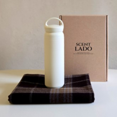 센트라도 국산 항공담요+포인트 핸들 텀블러 세트