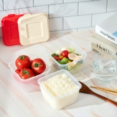 냉동밥 전자레인지 용기 홈밥 아이보리 12P