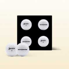 던롭 스릭슨 소프트필 4구 골프공 로고인쇄