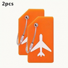 408 실리콘 여행용가방 태그 2pcs