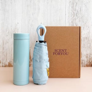 센트포유 초경량 멀티고리 5단우산+퓨어마카롱텀블러세트 SU30