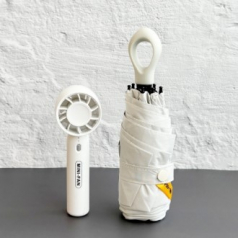 센트포유 초경량 멀티고리 5단우산+미니핸디선풍기세트 SU32