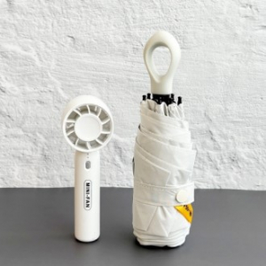 센트포유 초경량 멀티고리 5단우산+미니핸디선풍기세트 SU32