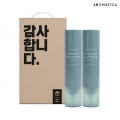 아로마티카 솔트스크럽 샴푸 300g  2p // 손잡이케이스 포함