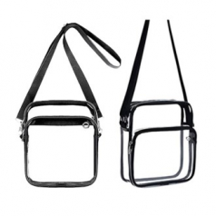 B191 PVC 크로스백 투명 가방 물놀이 목욕 수영 인쇄 답례품