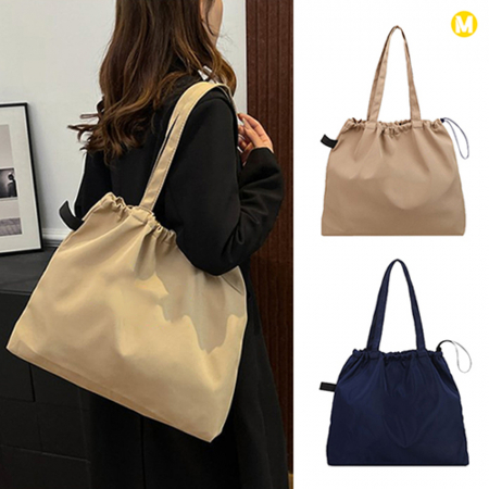 모모카멜 스트링끈 에코백 45X39X5cm HE34 #2