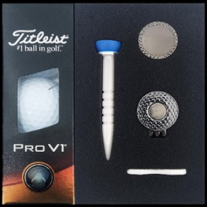 타이틀리스트PROV1 3구+ 골프티 /볼마커세