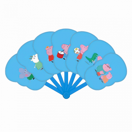 7칸 부채 7x10cm(x7쪽) PP 주문제작 #3