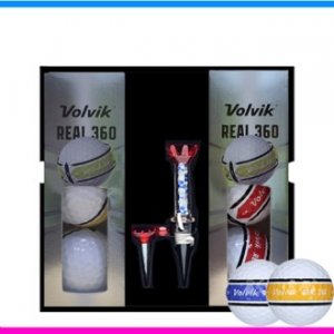 볼빅 리얼 360 퍼팅라인 6구 자석티세트 (3pc) 볼빅 360 골프공 360 퍼팅라인 골프공