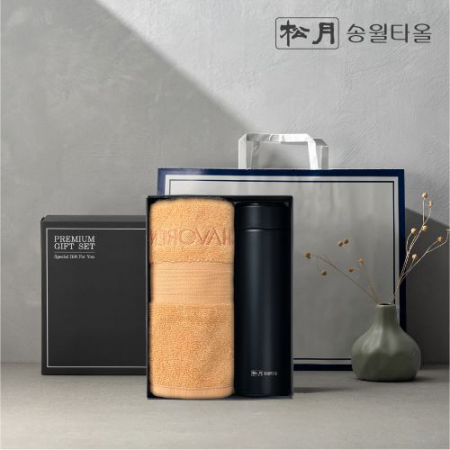 송월 프리미엄 선물 세트 (샤보렌 식스40 1P + 스마트온도텀블러 500ml 1P) #3