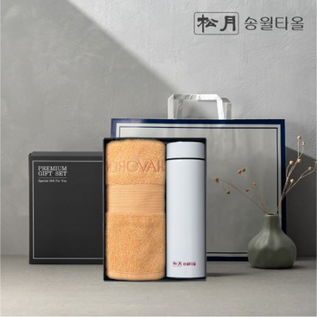 송월 프리미엄 선물 세트 (샤보렌 식스40 1P + 스마트온도텀블러 500ml 1P) #2