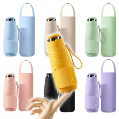 초경량 스마일 우산 우양산 미니우산 우산고리 손잡이파우치 uv차단 암막 자외선차단