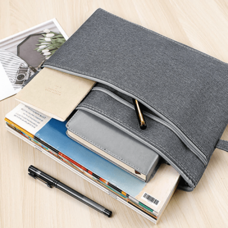 서류파우치 서류케이스 파일케이스 지퍼 서류 파우치 화일 문서 보관  포켓화일 주머니화일 #2